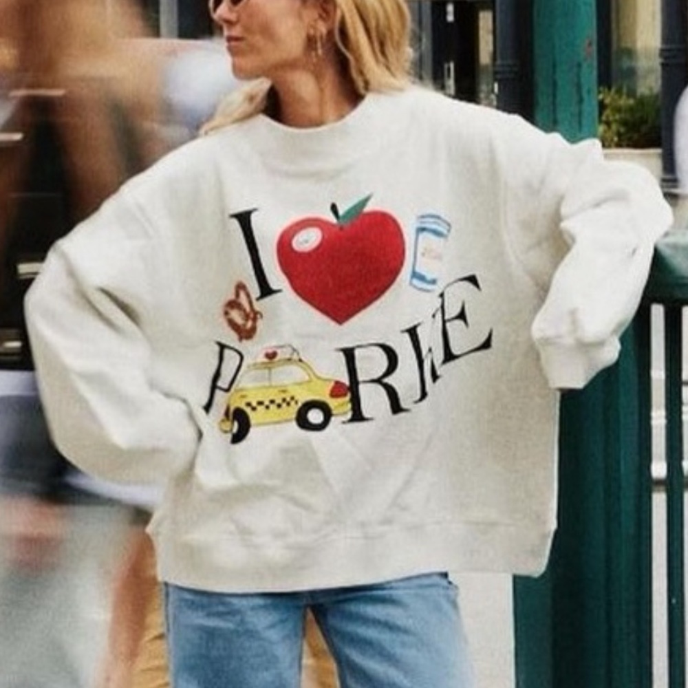 ❤️❤️ PARKE NYC LOGO MOCK NECK SWEATSHIRT ❤️❤️
